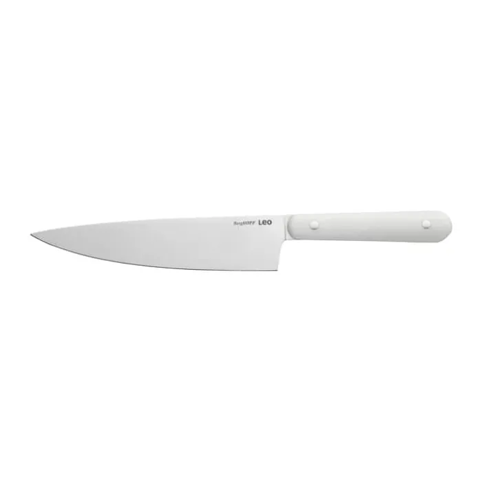 BergHOFF Glints Spirit Knivblok - 7 dele H 23 cm - Rustfrit stål/træ - Hvid