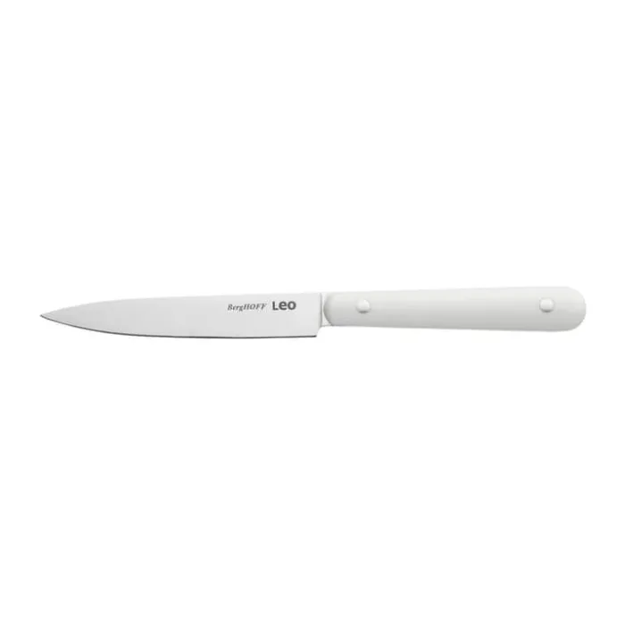BergHOFF Glints Spirit Knivblok - 7 dele H 23 cm - Rustfrit stål/træ - Hvid