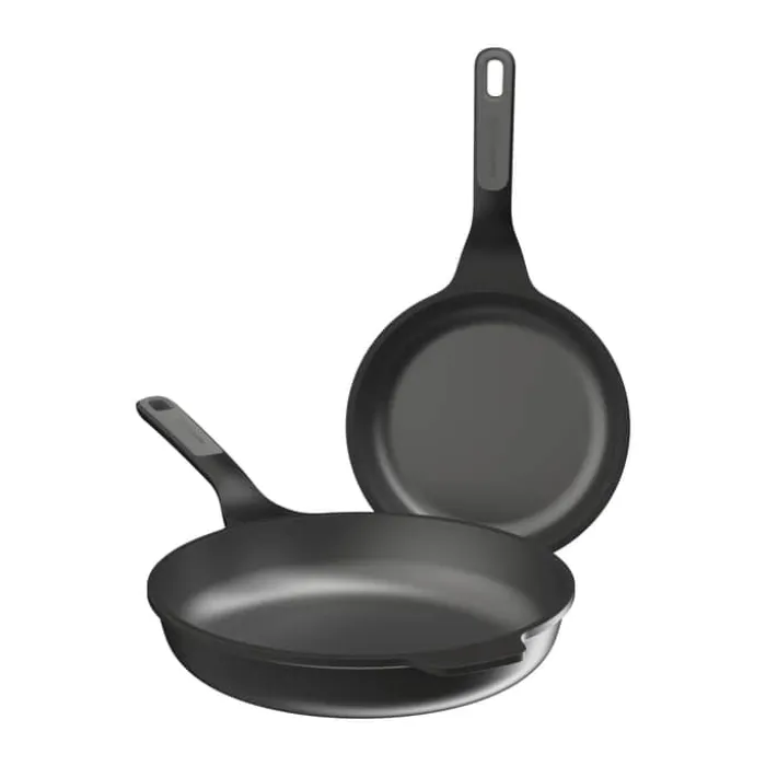 BergHOFF Stegepandesæt - 2 dele Ø 24/28 cm - Aluminium - Sort