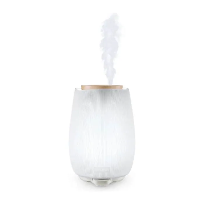 Beurer Aroma diffuser Ø 13 x H 18,3 cm - Keramik/træ - Hvid