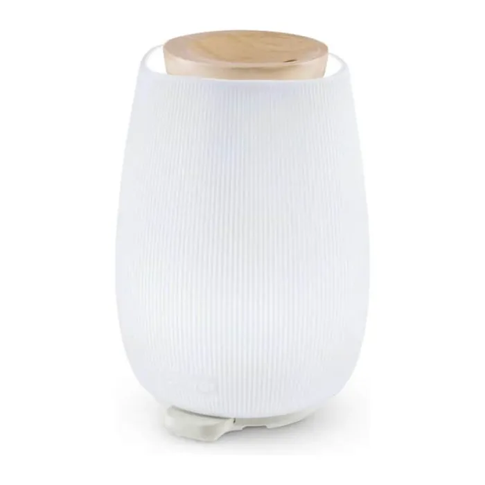Beurer Aroma diffuser Ø 13 x H 18,3 cm - Keramik/træ - Hvid