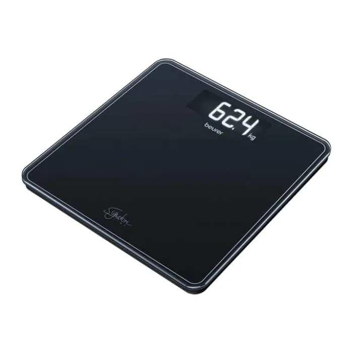 Beurer Glasbadevægt GS400S Automatisk sluk - XL Skærm - Sort