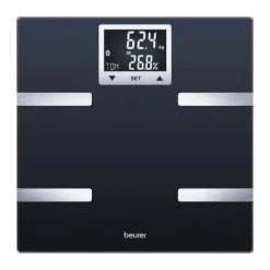 Beurer Kropsanalysevægt BF720 Vægtkapacitet op til 180 kg - 5 aktivitetsniveauer - Sort