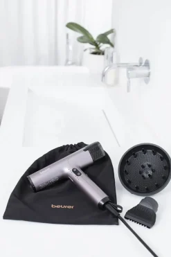 Beurer Letvægts Føntørrer HC100 1700 Watt - 3 varmeindstillinger - Lyselilla