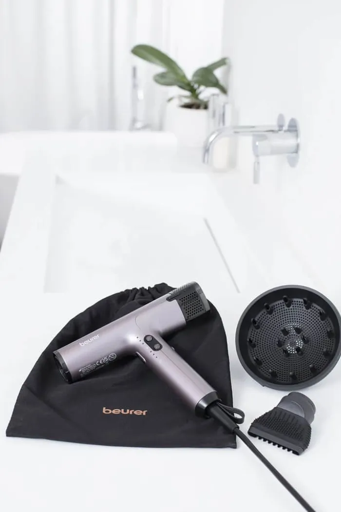 Beurer Letvægts Føntørrer HC100 1700 Watt - 3 varmeindstillinger - Lyselilla