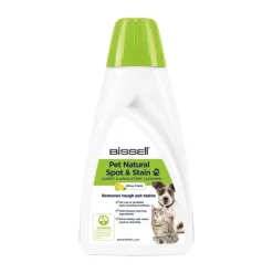 BISSELL Pet Natural Spot & Stain Vaskemiddel Fungerer med Stain Eraser, Pet Stain Eraser, SpotClean, SpotClean ProHeat, SpotClean Pet, SpotClean C3, MultiClean Spot & Stain-maskiner.