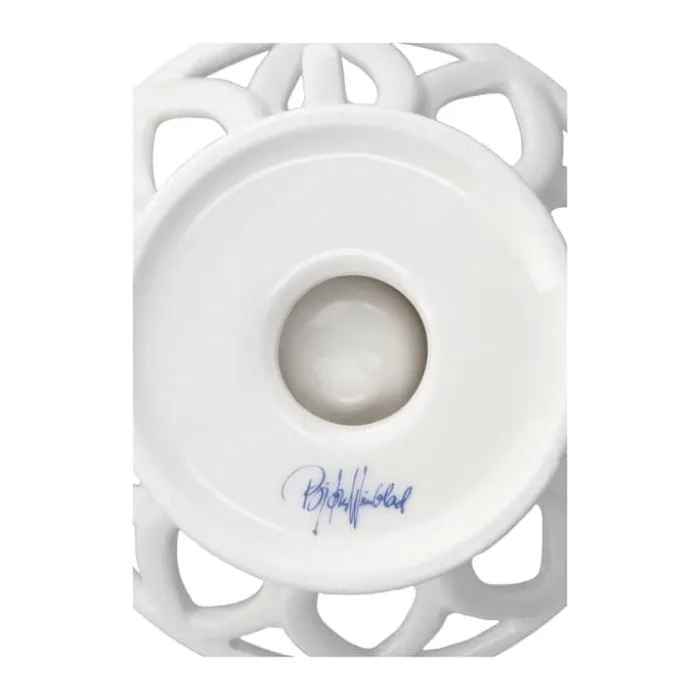 Bjørn Wiinblad Dora Kronelysestage Ø 10 x H 9,5 cm - Porcelæn - Blå