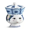 Bjørn Wiinblad Dora Skål Ø 9,5 cm - Porcelæn - Blå