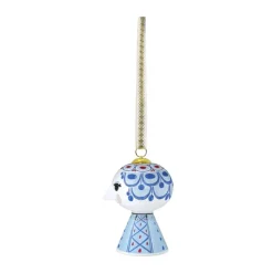 Bjørn Wiinblad Eva Juleophæng H 7,5 cm - Porcelæn - Blå