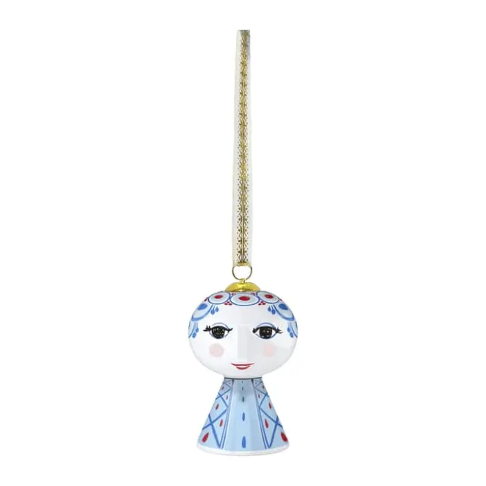 Bjørn Wiinblad Eva Juleophæng H 7,5 cm - Porcelæn - Blå