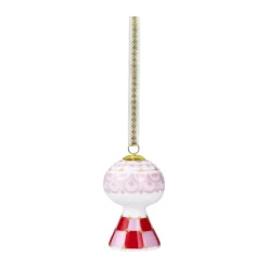 Bjørn Wiinblad Eva Juleophæng H 7,5 cm - Porcelæn - Rød
