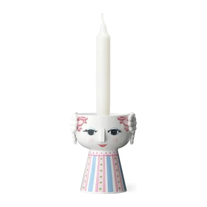 Bjørn Wiinblad Eva Lysestage H 9,5 cm - Keramik - Pink
