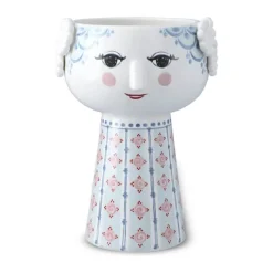 Bjørn Wiinblad Eva Vase H 18,5 cm - Keramik - Lyseblå