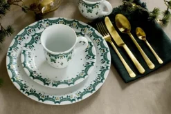 Bjørn Wiinblad Guirlande Krus - 2 stk. 35 cl - Porcelæn - Grøn