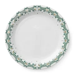 Bjørn Wiinblad Guirlande Tallerken Ø 28 cm - Porcelæn - Grøn