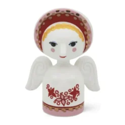 Bjørn Wiinblad Lucia Figur H 10 cm - Porcelæn - Rød