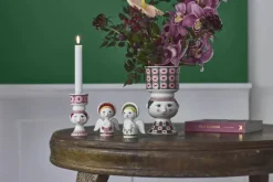 Bjørn Wiinblad Lucia Figur H 10 cm - Porcelæn - Rød