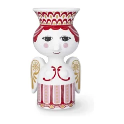 Bjørn Wiinblad Lucia Kronelysestage H 15 cm - Keramik - Rød