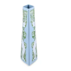 Bjørn Wiinblad Nina Vase H 28,5 cm - Keramik - Lyseblå/grøn