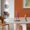 Bjørn Wiinblad Olga Kronelysestage H 14 cm - Porcelæn - Blå