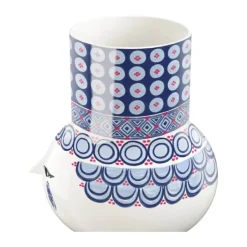 Bjørn Wiinblad Olga Vase Ø 17 x H 20 cm - Keramik - Blå