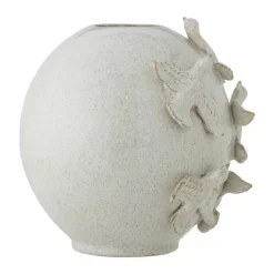 Bloomingville Abira Vase H 25 cm - Stentøj - Natur