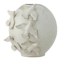 Bloomingville Abira Vase H 25 cm - Stentøj - Natur