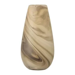 Bloomingville Algar Vase H 28 x B 14,5 cm - Glas - Brun