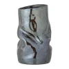 Bloomingville Apio Vase H 22,5 x Ø 14 cm - Stentøj - Sort