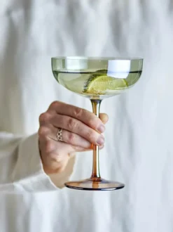 Bloomingville Aston Cocktailglas - 4 stk. 32,5 cl - Glas - Bronze