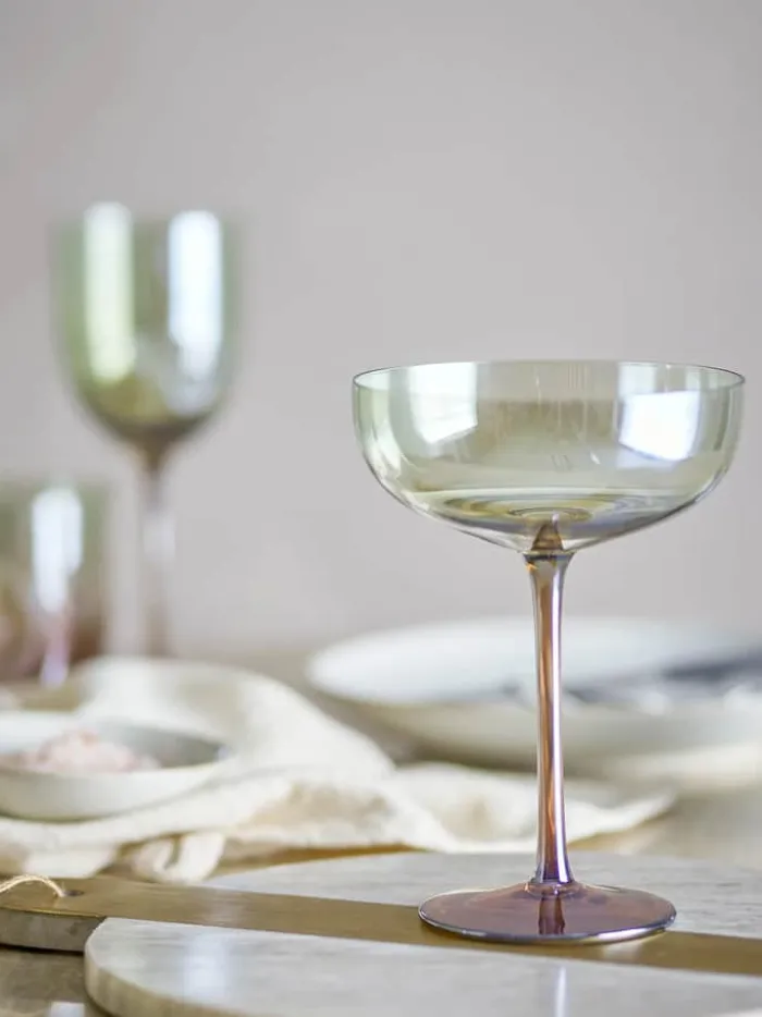 Bloomingville Aston Cocktailglas - 4 stk. 32,5 cl - Glas - Bronze