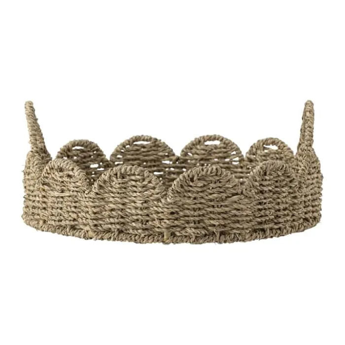 Bloomingville Brea Serveringsbakke Ø 35 cm - Søgræs - Natur