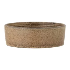 Bloomingville Buddy Pet Skål H 7 x Ø 21,5 cm - Stentøj - Brun