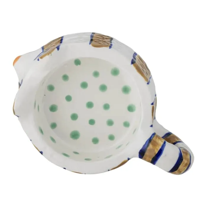 Bloomingville Caty Lysestage - 2 stk. H 9,5 x B 1,4 x L 15,8 cm - Stentøj - Brun