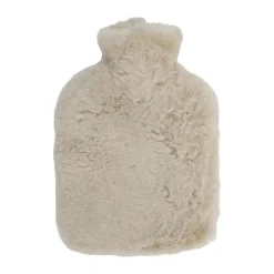 Bloomingville Cedar Varmedunk H 25,5 B 5 x L 35,5 cm - Fåreskind - Hvid