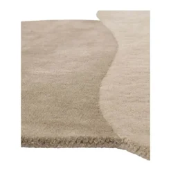 Bloomingville Denton Gulvtæppe B 91 x L 60 cm - Uld - Brun