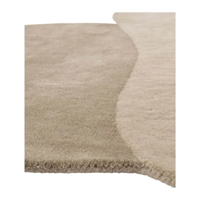 Bloomingville Denton Gulvtæppe B 91 x L 60 cm - Uld - Brun