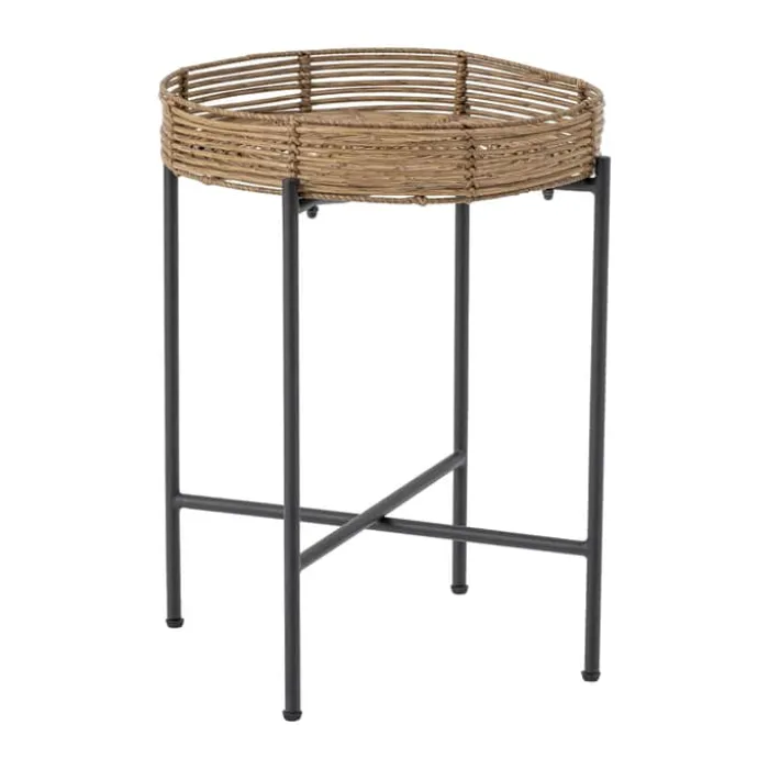 Bloomingville Dudine Lounge sæt - 3 dele Bord med 2 stole - Polyrattan/metal - Natur