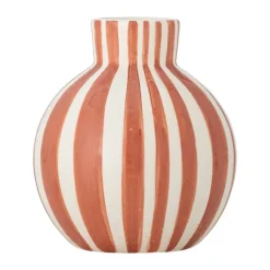 Bloomingville Fian Vase H 11 cm - Keramik - Orange
