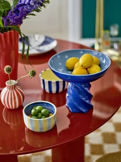 Bloomingville Fian Vase H 11 cm - Keramik - Orange
