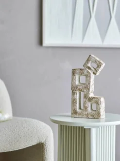Bloomingville Figur - Caine H 32 x B 6,5 x L 17,5 cm - Stentøj - Beige