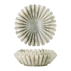 Bloomingville Harmonia Skål Ø 17,5 cm - Marmor - Grøn