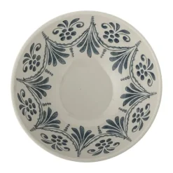 Bloomingville Heikki Skål Ø 26,5 x H 11 cm - Stentøj - Blå