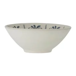 Bloomingville Heikki Skål Ø 26,5 x H 11 cm - Stentøj - Blå