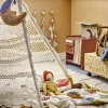 Bloomingville Herle Legetipi H 100 x B 110 x L 100 cm - Bomuld - Hvid