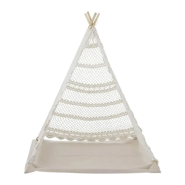 Bloomingville Herle Legetipi H 100 x B 110 x L 100 cm - Bomuld - Hvid