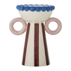 Bloomingville Hyldia Vase H 21 cm - Stentøj - Multifarvet