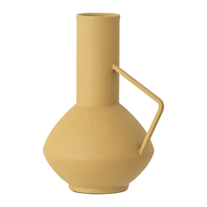 Bloomingville Irine Vase H 21 x Ø 17 cm - Jern - Yellow