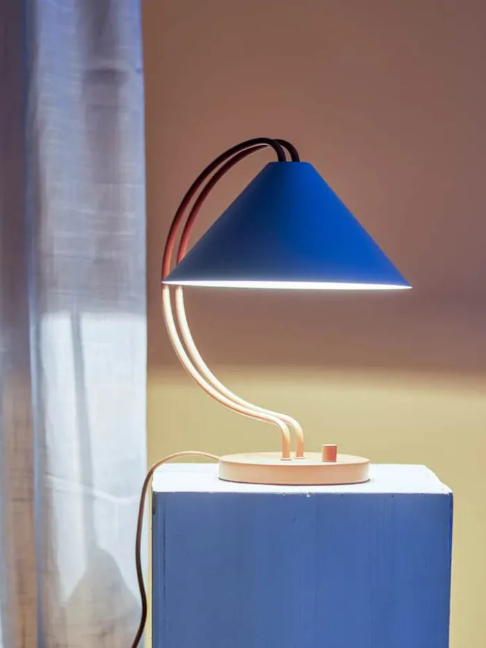 Bloomingville Janya Bordlampe H 35 x B 25 x L 29 cm - Metal - Rød