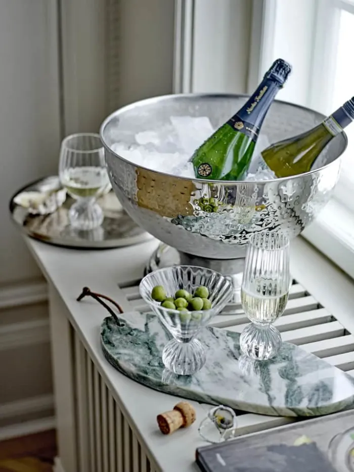 Bloomingville Kaluka Champagnekøler 1,5 liter - Ø 37 x H 24 cm - Rustfrit stål